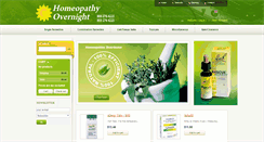 Desktop Screenshot of homeopathyovernight.net
